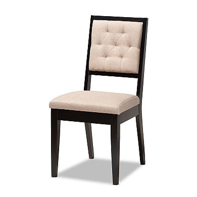Baxton Studio Suvi Dining Table & Chairs 7-piece Set