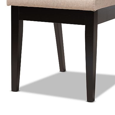Baxton Studio Suvi Dining Table & Chairs 7-piece Set