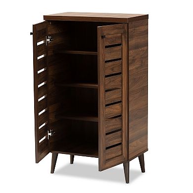 Baxton Studio Salma Shoe Storage Cabinet
