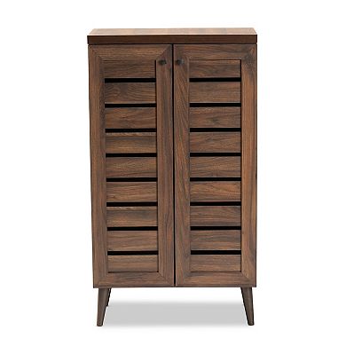 Baxton Studio Salma Shoe Storage Cabinet