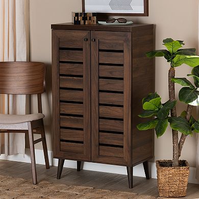 Baxton Studio Salma Shoe Storage Cabinet