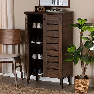 Baxton Studio Salma Shoe Storage Cabinet