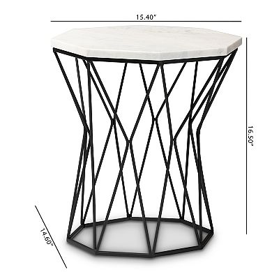 Baxton Studio Venedict End Table