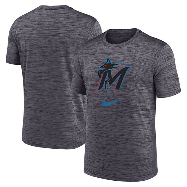 Miami Marlins Nike Dri-Fit Short Sleeve Shirt Men's Black Used L