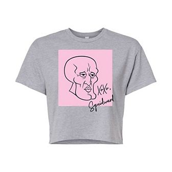 Juniors' Nicklodeon SpongeBob SquarePants XOXO Squidward Graphic Tee
