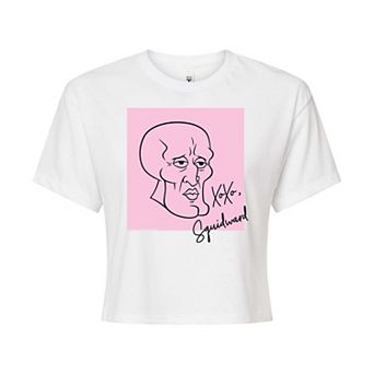 Juniors' Nicklodeon SpongeBob SquarePants XOXO Squidward Graphic Tee