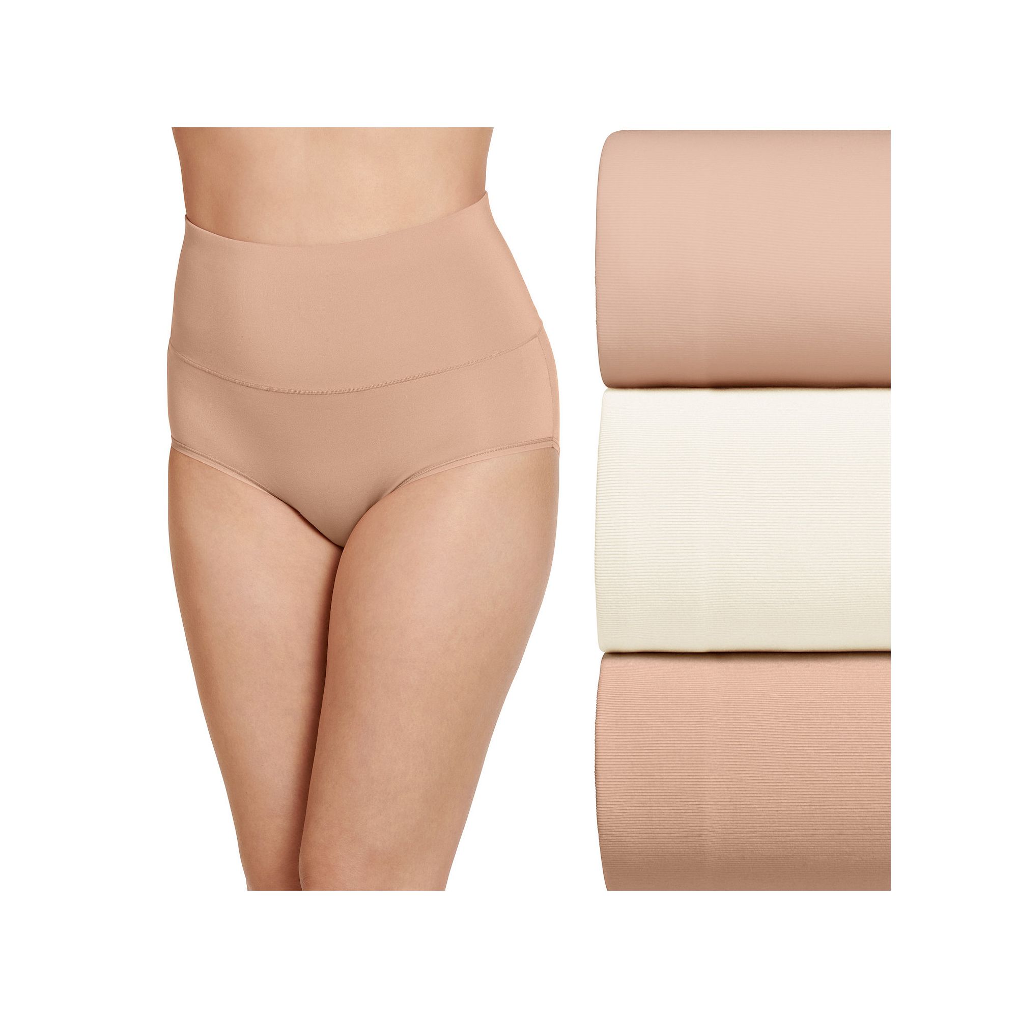 Womens Jockey® Skimmies 360° 3-Pack Smoothing Brief Panty Set 1766, Size