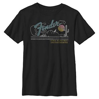 Boys 8-20 Fender Fine Electric Instruments Desert Sketch Graphic Tee