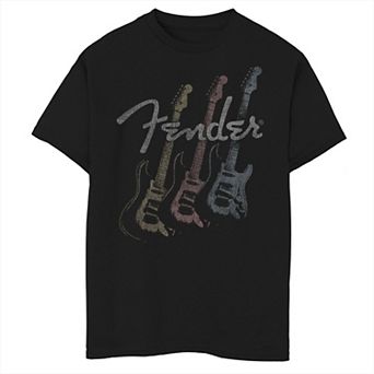 Boys 8-20 Fender Colorful Stacked Logo Tee