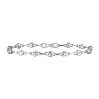 Sterling Silver 1/8 Carat T.W. Diamond Bracelet