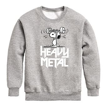 Boys 8-20 Peanuts Heavy metal Fleece Sweatshirt