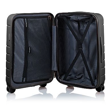 Champs Linen Collection Hardside Spinner 3-piece Luggage Set