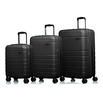 Champs Linen Collection Hardside Spinner 3 pc Luggage Set