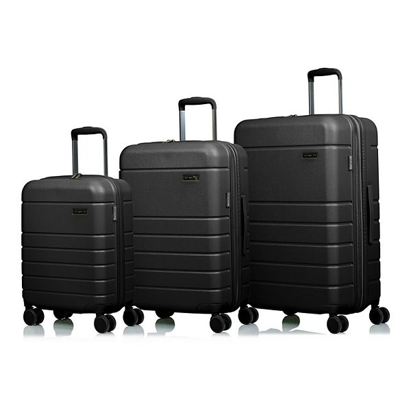 Champs Linen Collection Hardside Spinner 3-piece Luggage Set