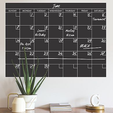RoomMates Chalk Calendar