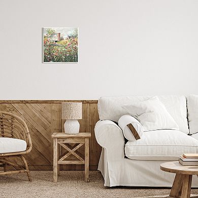 Stupell Home Decor Flower Surrounding Barn Wall Plaque