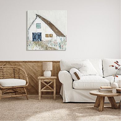 Stupell Home Decor Countryside Barn Flower Canvas Wall Art