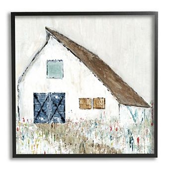 Stupell Home Decor Countryside Barn Flower Framed Wall Art