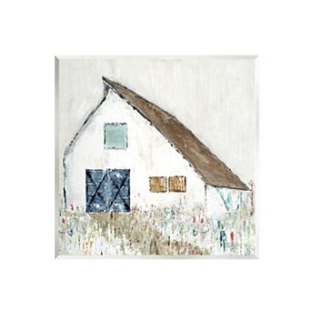 Stupell Home Decor Countryside Barn Flower Wall Plaque