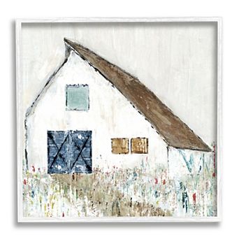 Stupell Home Decor Countryside Barn Flower Framed Wall Art