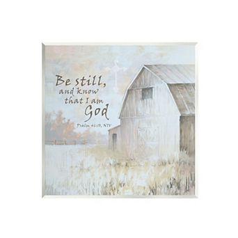 Stupell Home Decor Religious Psalm Farmland Wall Plaque