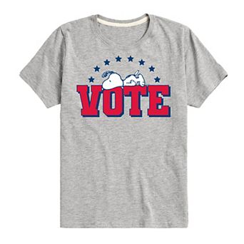 Boys 8-20 Peanuts Vote Snoopy Graphic Tee