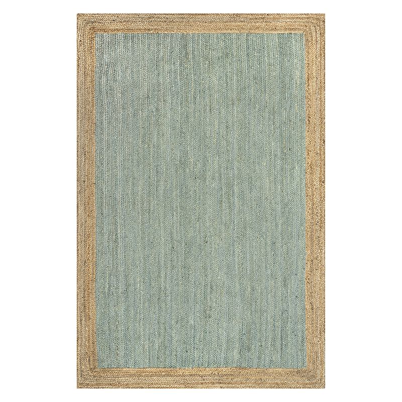 nuLOOM Eleonora Casual Jute Rug, Green, 6X9 Ft