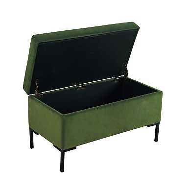 HomePop Medium Boucle Storage Bench