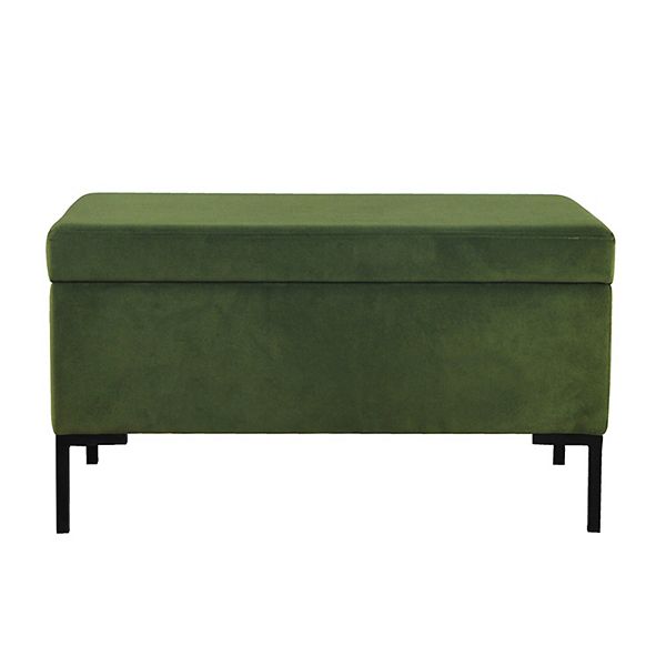HomePop Medium Boucle Storage Bench