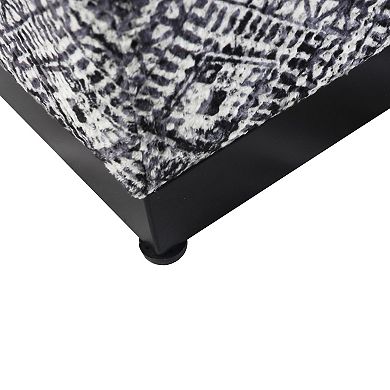 HomePop Boucle Cube Ottoman