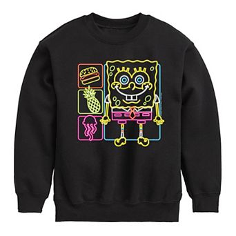 Boys 8-20 SpongeBob SquarePants Neon Fleece Graphic Pullover