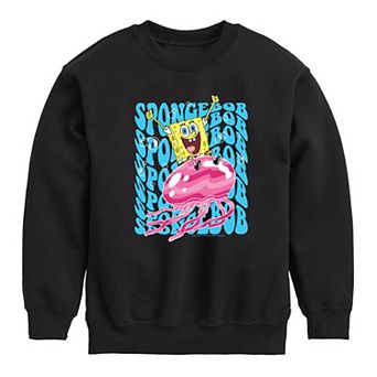 Boys 8-20 SpongeBob SquarePants Jelly Wave Fleece Graphic Pullover