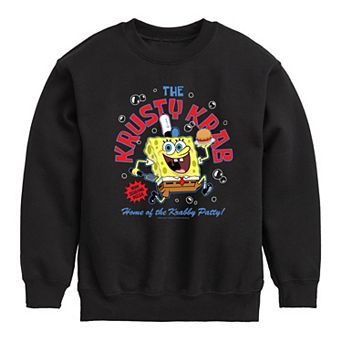 Boys 8-20 SpongeBob SquarePants Krusty Krab Fleece Graphic Pullover