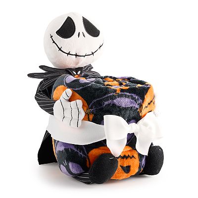 Jack skellington plush blanket sale