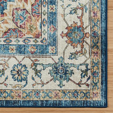 Gertmenian Crystal Soha Blue Area Rug