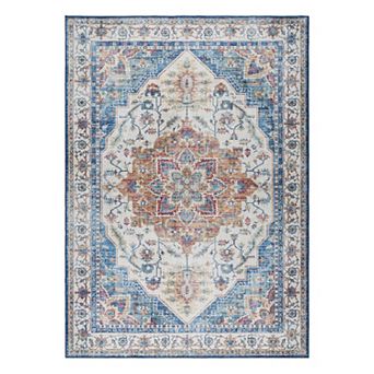 Gertmenian Crystal Soha Blue Area Rug