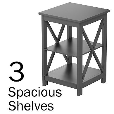 Lavish Home Modern Style Sofa Side Table