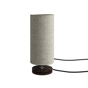 Lavish Home Cylinder Table Lamp with LED Bulb