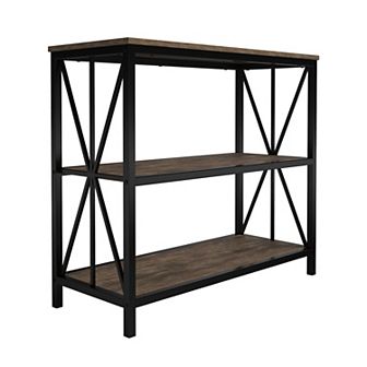 Lavish Home 3 tier Industrial Bookshelf