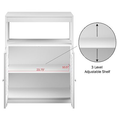 Lavish Home Storage Cabinet with Double Doors