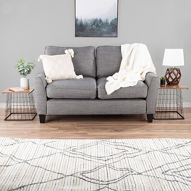 Lavish Home End Table with Storage
