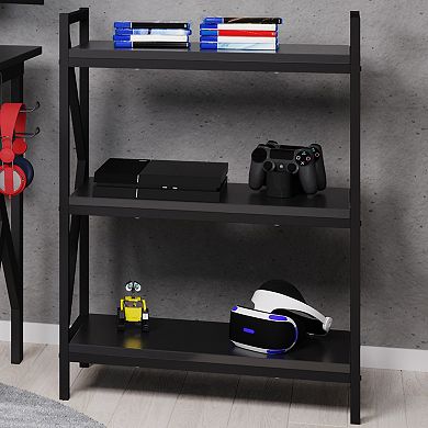 Lavish Home Book Shelf - 3 Shelf Bookcase