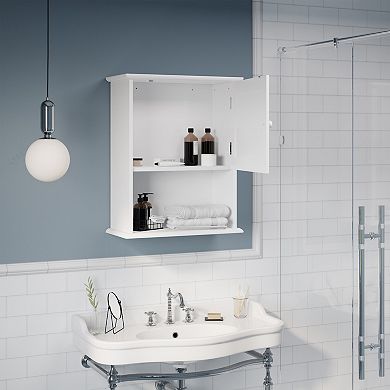 Lavish Home Wall-Mounted Storage Cabinet