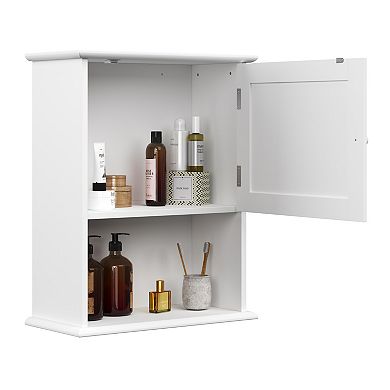 Lavish Home Wall-Mounted Storage Cabinet