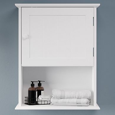 Lavish Home Wall-Mounted Storage Cabinet