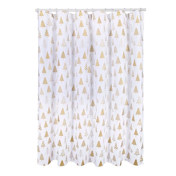 St Nicholas Square Buffalo Check Holiday Shower Curtain 2 Hand