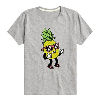 Boys 8-20 Fun Pineapple Dude Graphic Tee