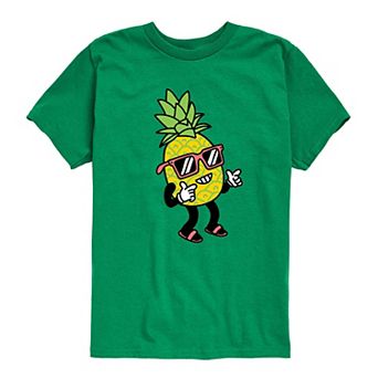 Boys 8-20 Fun Pineapple Dude Graphic Tee