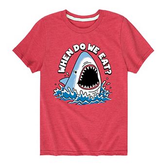 Boys 8-20 When Do We Eat Graphic Tee