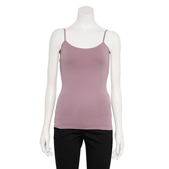 Juniors' SO® Shelf Bra Layering Cami